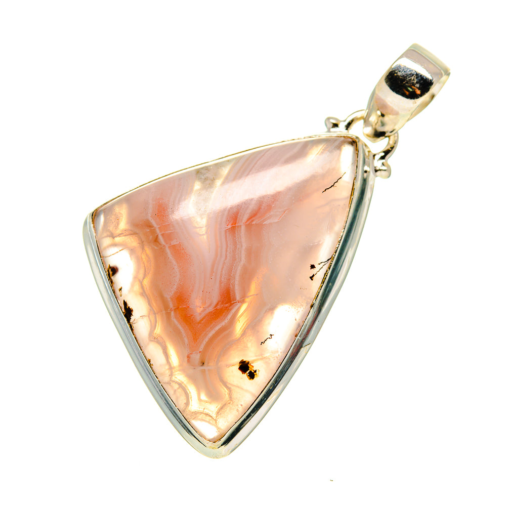 Laguna Lace Agate Pendants handcrafted by Anasilvercos - PD745618
