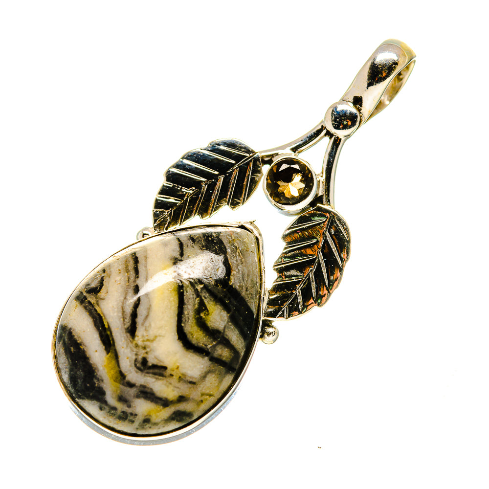 Zebra Jasper Pendants handcrafted by Anasilvercos - PD745632