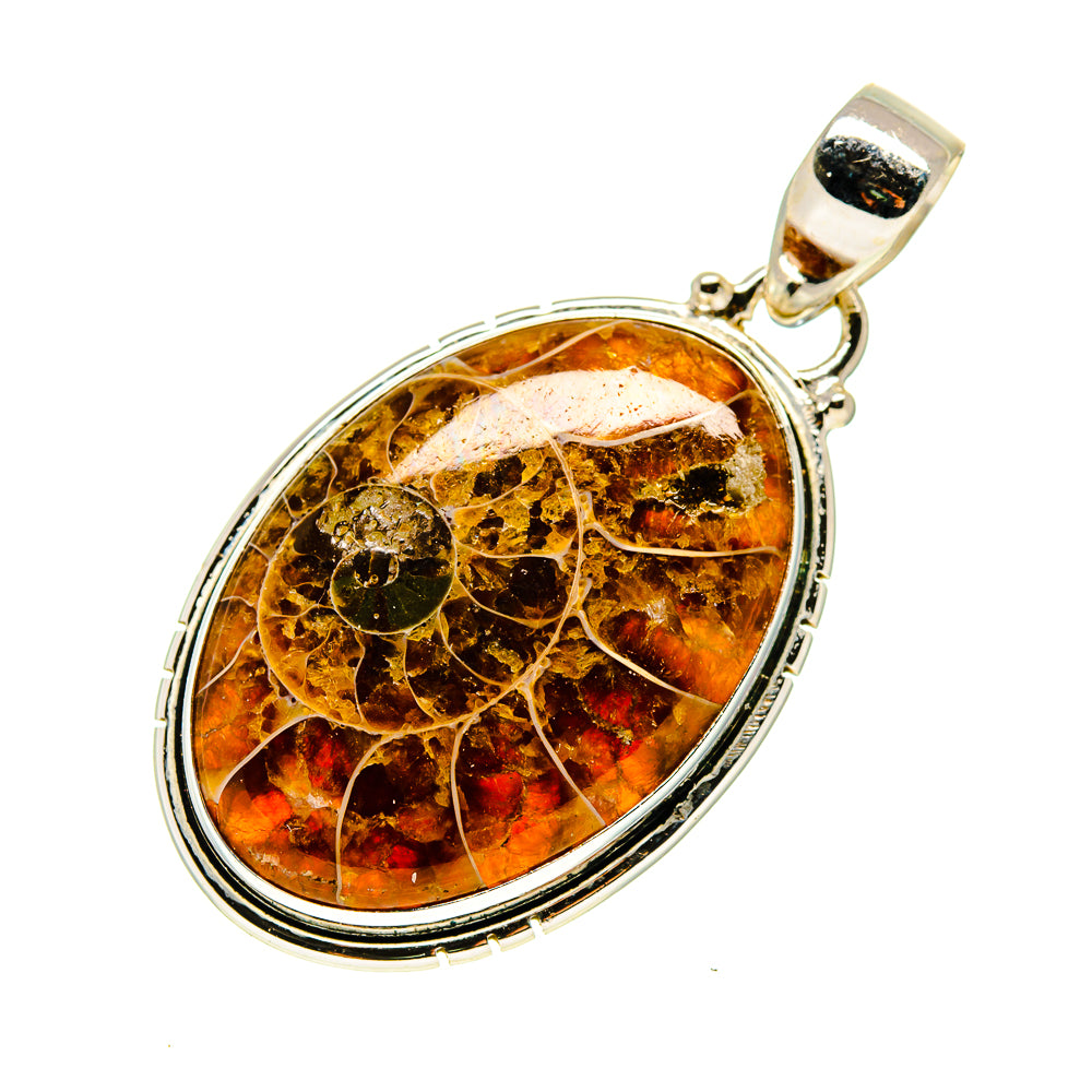 Ammonite Fossil Pendants handcrafted by Anasilvercos - PD745656