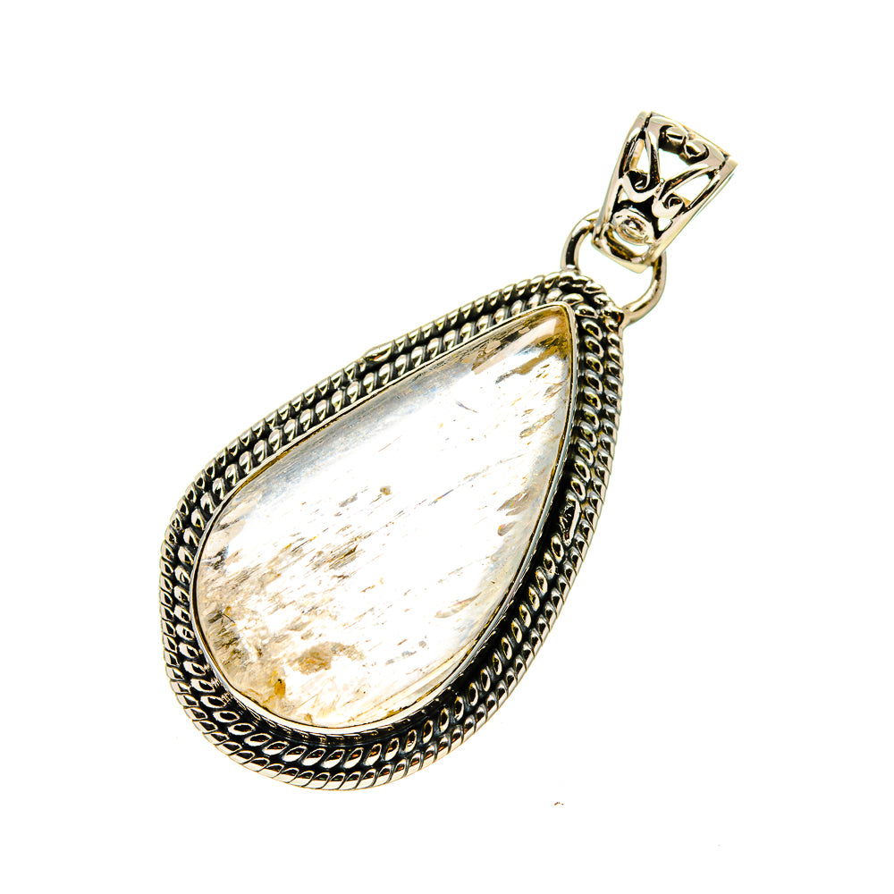 Rainbow Moonstone Pendants handcrafted by Anasilvercos - PD745664