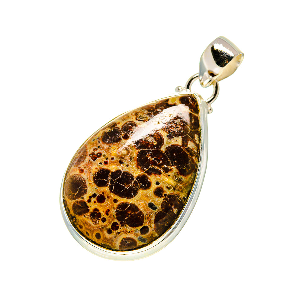 Poppy Jasper Pendants handcrafted by Anasilvercos - PD745676 - Photo 2