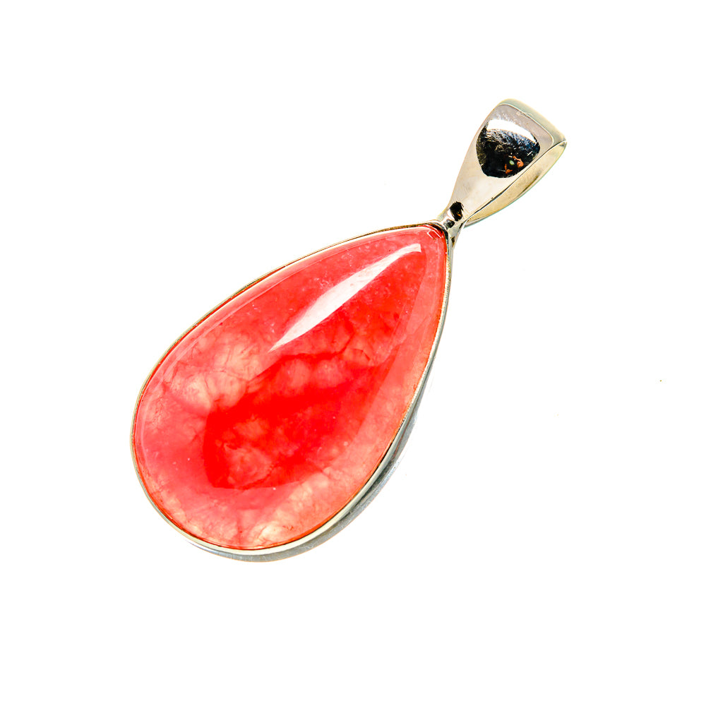 Pink Agate Pendants handcrafted by Anasilvercos - PD745694