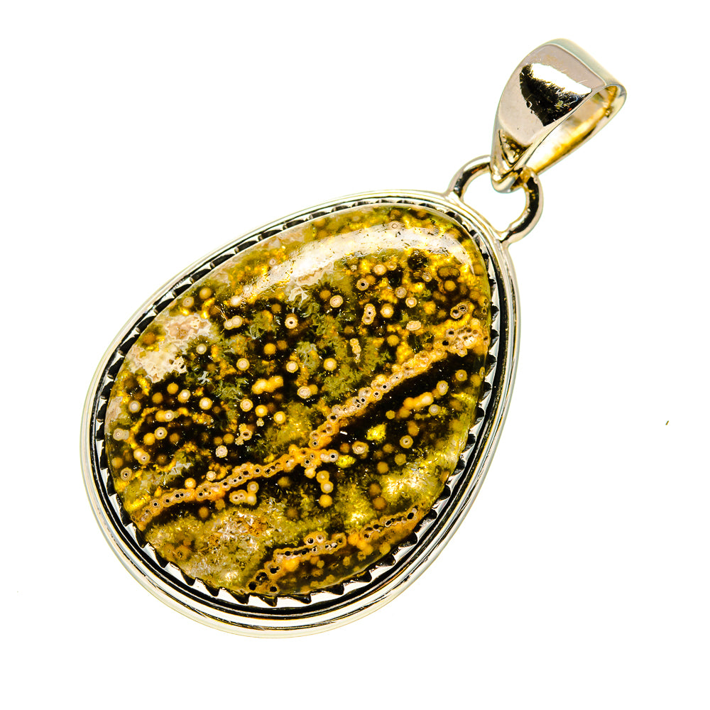 Ocean Jasper Pendants handcrafted by Anasilvercos - PD745729
