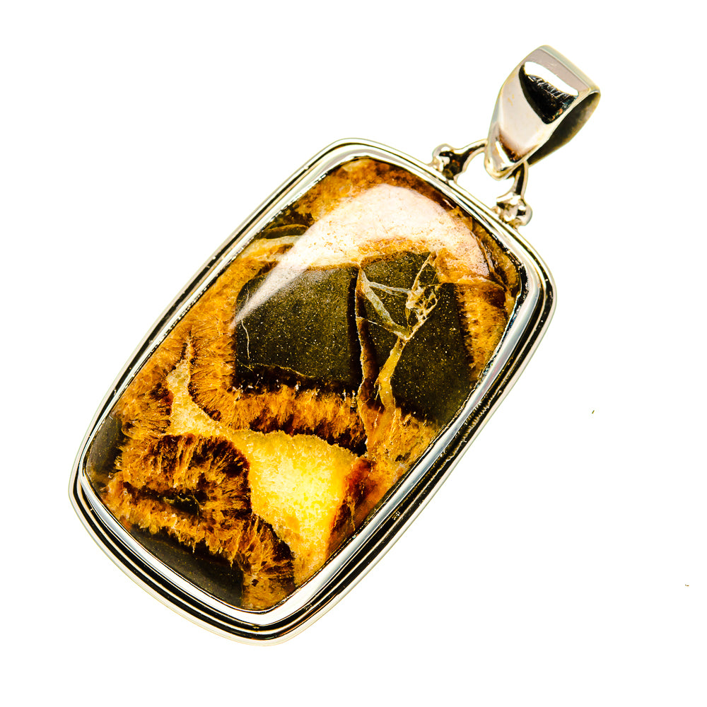 Septarian Nodule Pendants handcrafted by Anasilvercos - PD745735