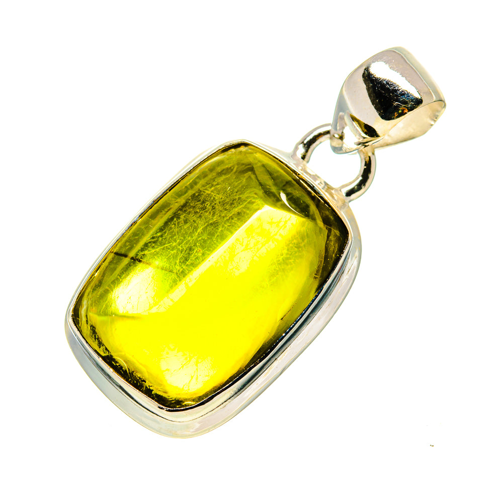 Olive Quartz Pendants handcrafted by Anasilvercos - PD745939