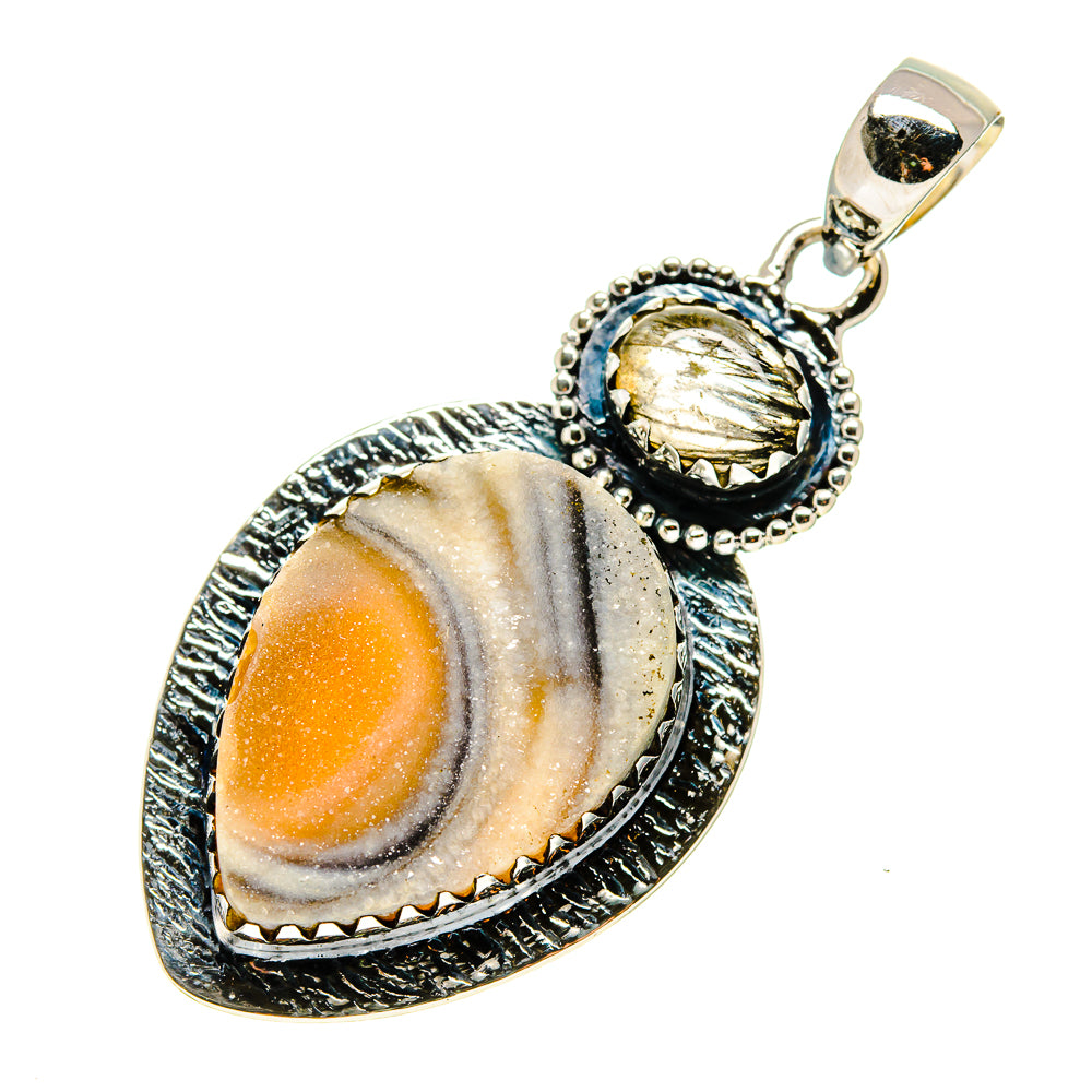 Desert Druzy Pendants handcrafted by Anasilvercos - PD746062