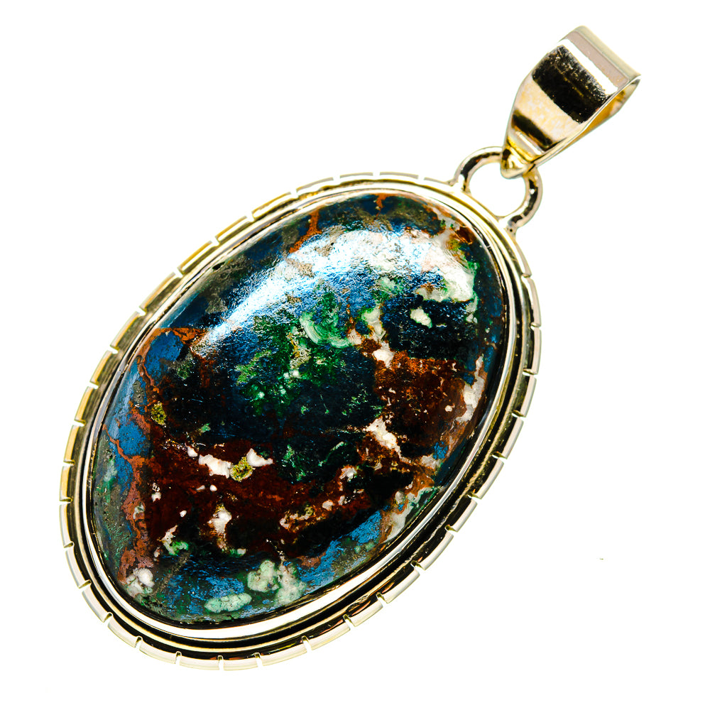 Chrysocolla Pendants handcrafted by Anasilvercos - PD746076