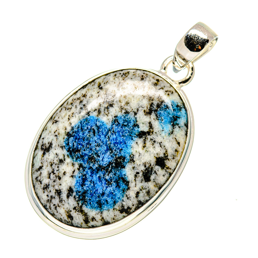 K2 Blue Azurite Pendants handcrafted by Anasilvercos - PD746082
