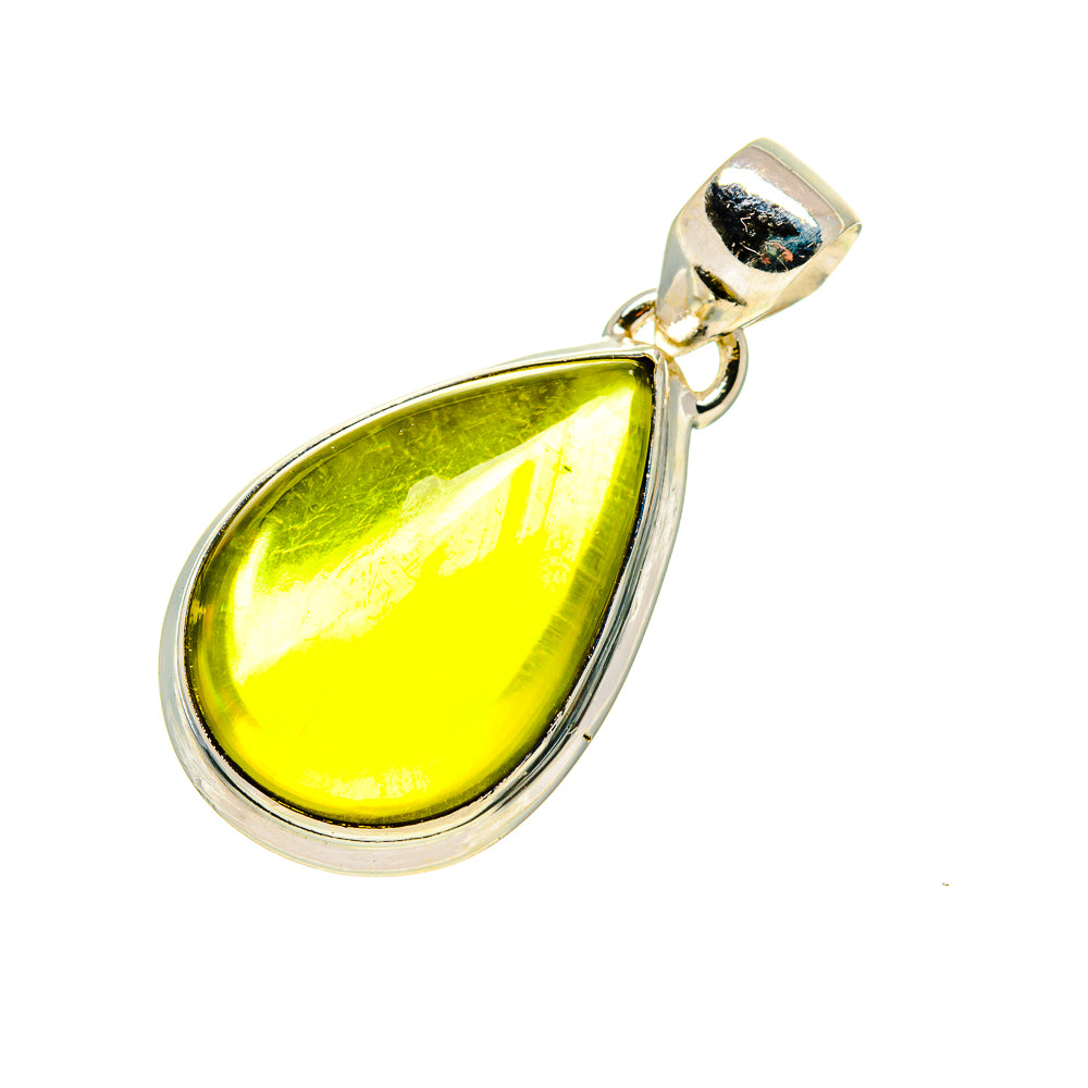 Olive Quartz Pendants handcrafted by Anasilvercos - PD746143