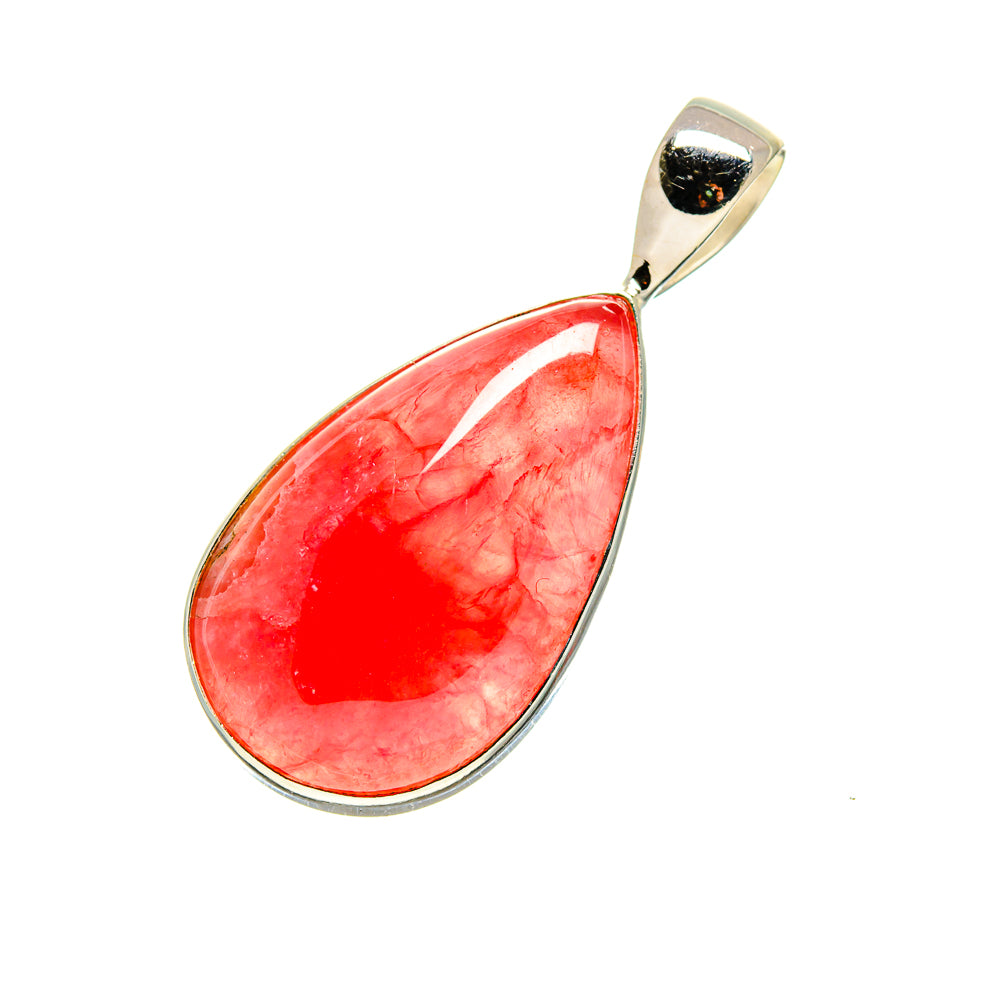 Pink Agate Pendants handcrafted by Anasilvercos - PD746145