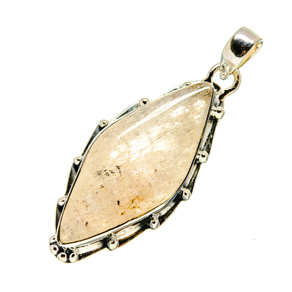 Rainbow Moonstone Pendants handcrafted by Anasilvercos - PD746270