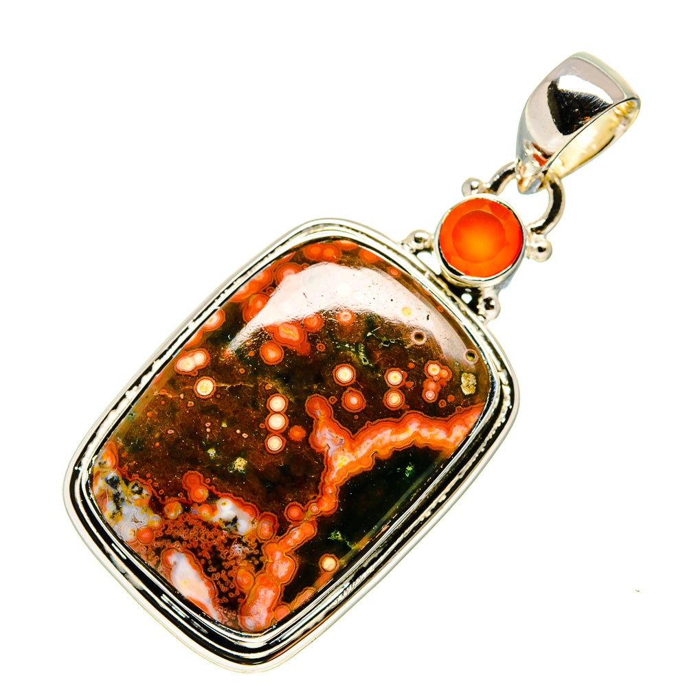 Ocean Jasper Pendants handcrafted by Anasilvercos - PD746332