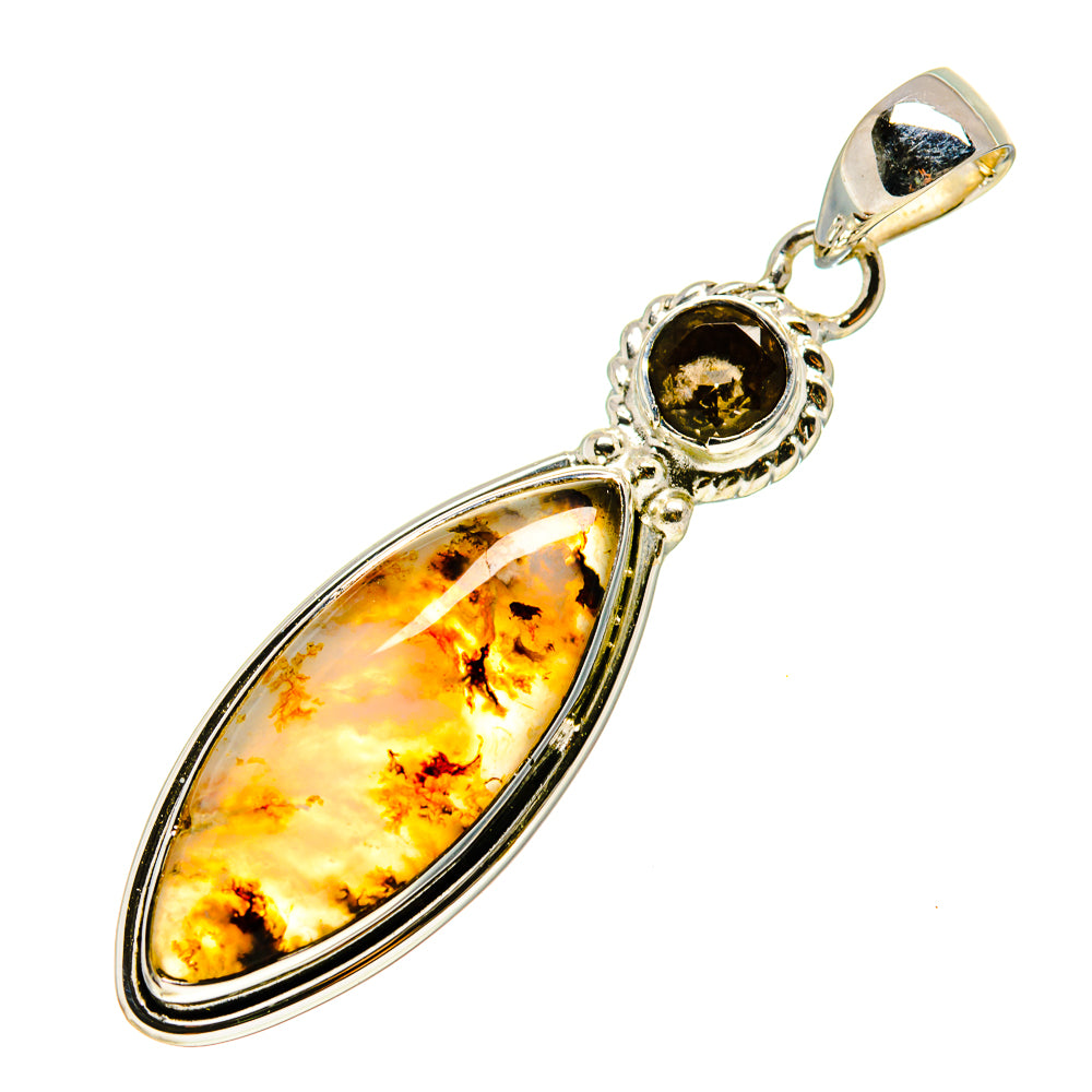Plume Agate Pendants handcrafted by Anasilvercos - PD746363