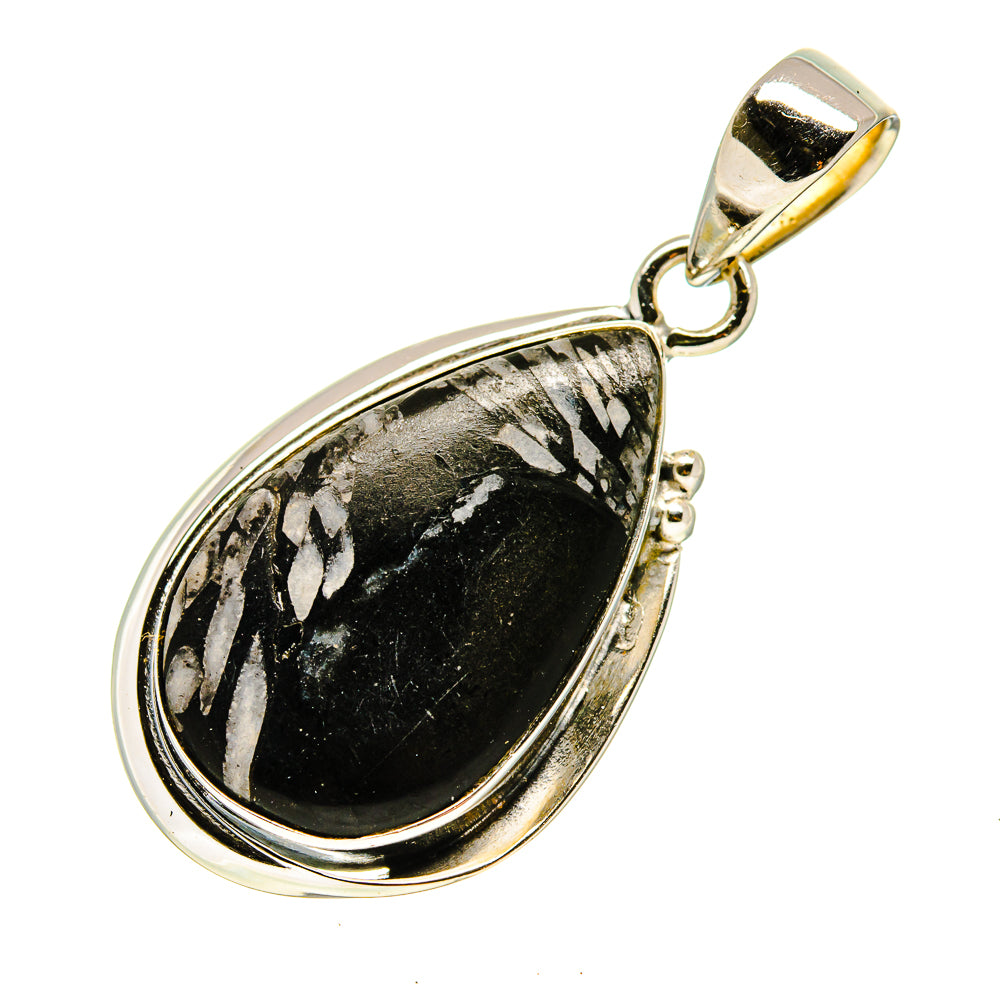Chrysanthemum Stone Pendants handcrafted by Anasilvercos - PD746394
