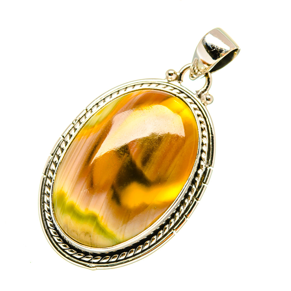 Willow Creek Jasper Pendants handcrafted by Anasilvercos - PD7465
