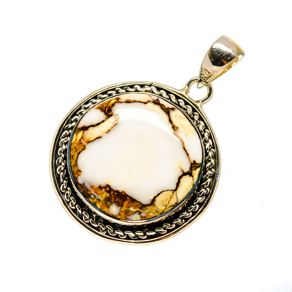 Peanut Wood Jasper Pendants handcrafted by Anasilvercos - PD746517