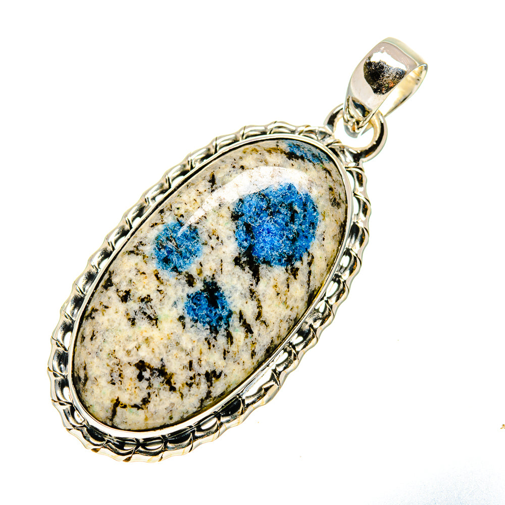 K2 Blue Azurite Pendants handcrafted by Anasilvercos - PD746531