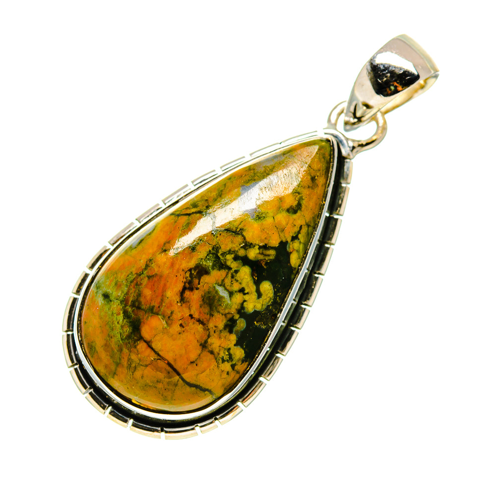 Rainforest Jasper Pendants handcrafted by Anasilvercos - PD746589