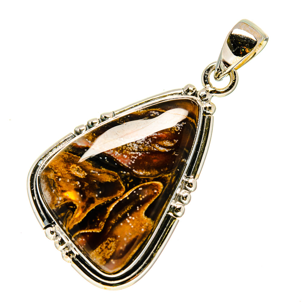 Turkish Tube Agate Pendants handcrafted by Anasilvercos - PD746590