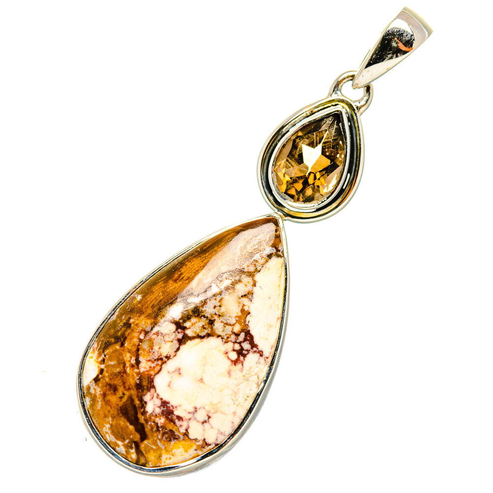 Wild Horse Jasper Pendants handcrafted by Anasilvercos - PD7466