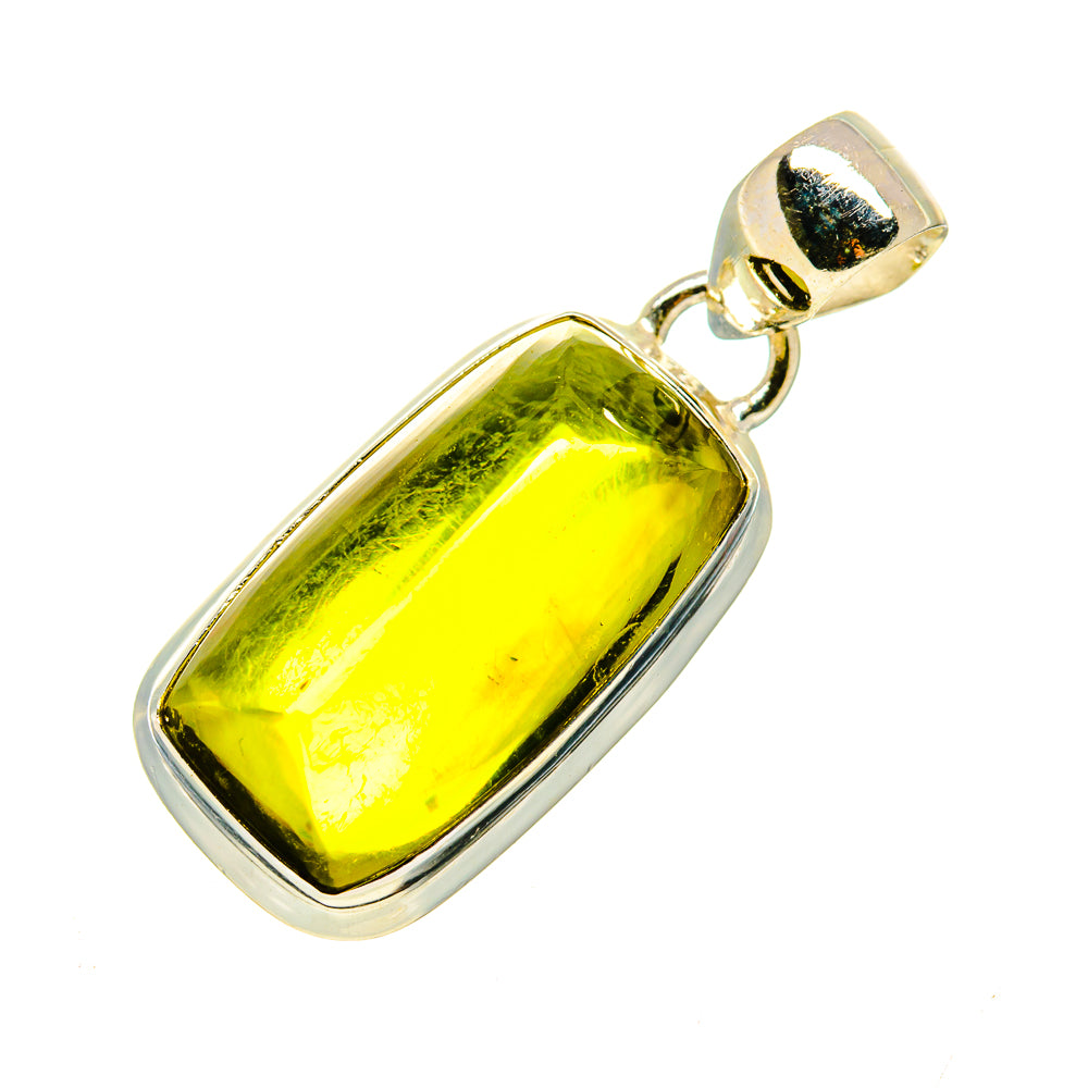 Olive Quartz Pendants handcrafted by Anasilvercos - PD746642