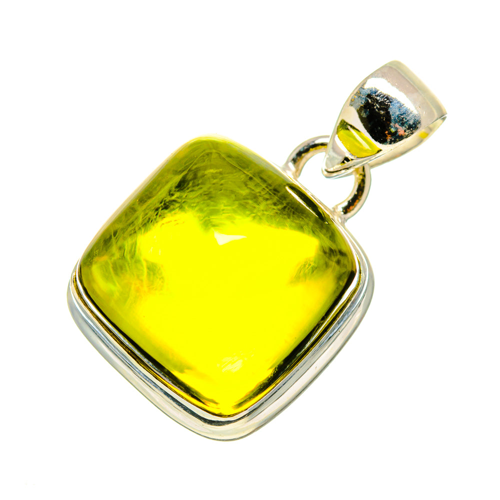 Olive Quartz Pendants handcrafted by Anasilvercos - PD746649