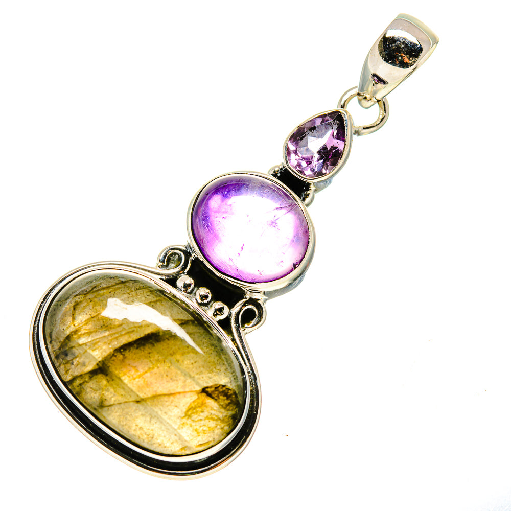 Labradorite Pendants handcrafted by Anasilvercos - PD746676
