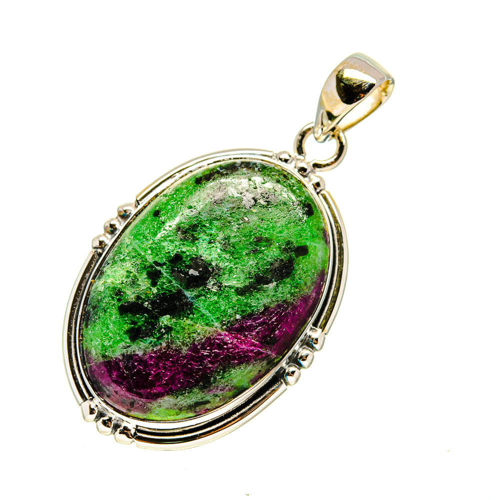 Ruby Zoisite Pendants handcrafted by Anasilvercos - PD746762