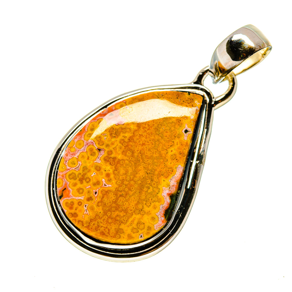 Ocean Jasper Pendants handcrafted by Anasilvercos - PD746803 - Photo 2