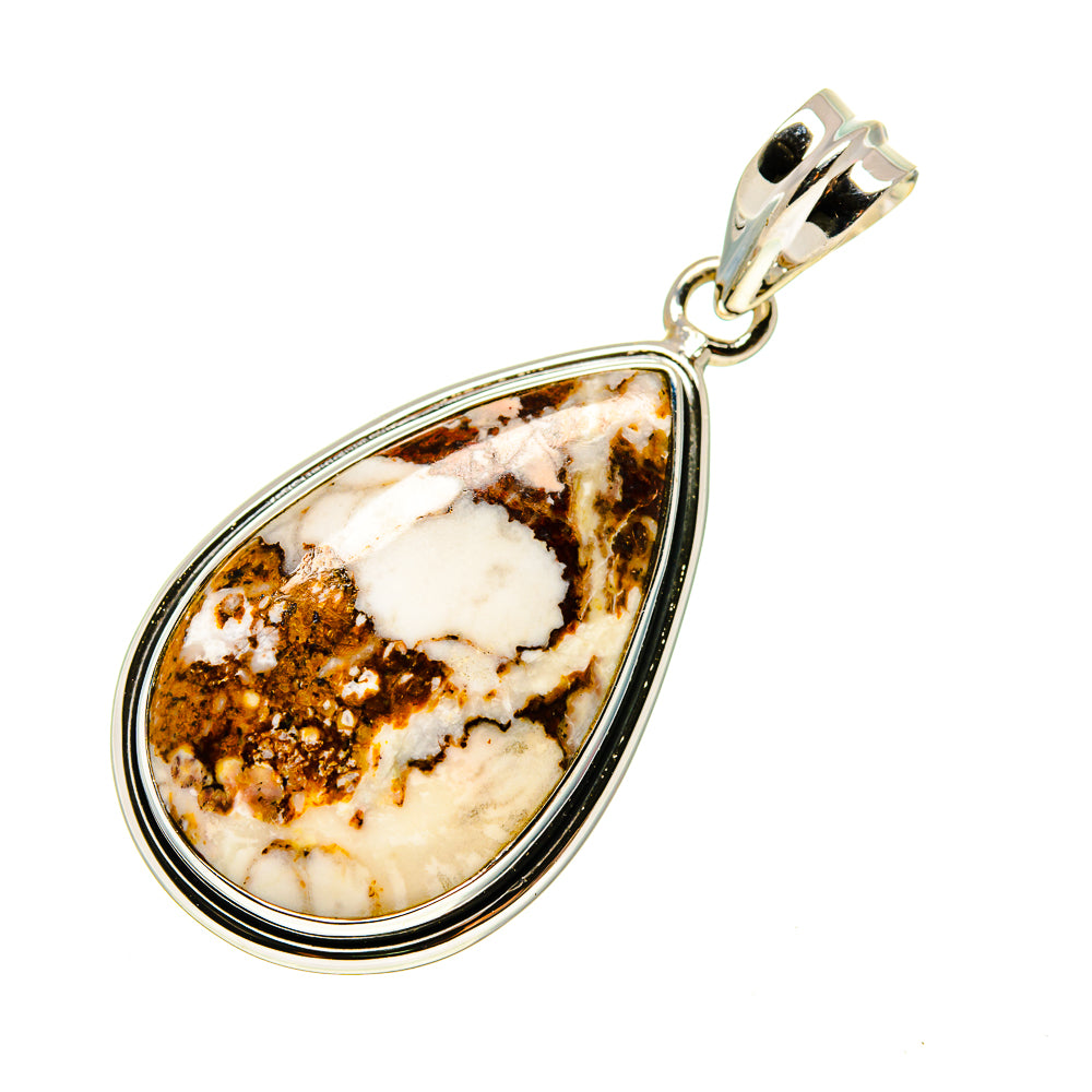 Peanut Wood Jasper Pendants handcrafted by Anasilvercos - PD746833