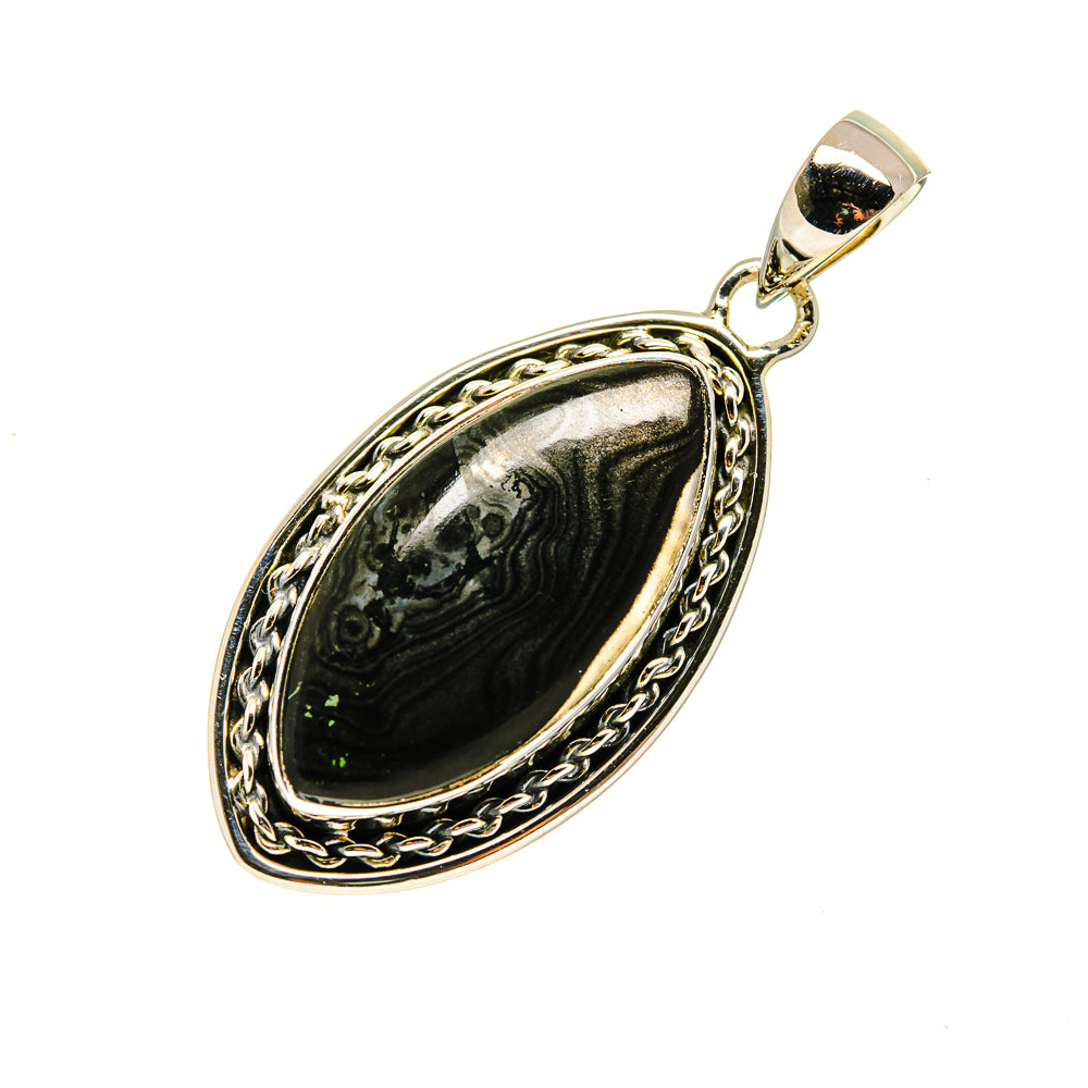 Psilomelane Pendants handcrafted by Anasilvercos - PD746845