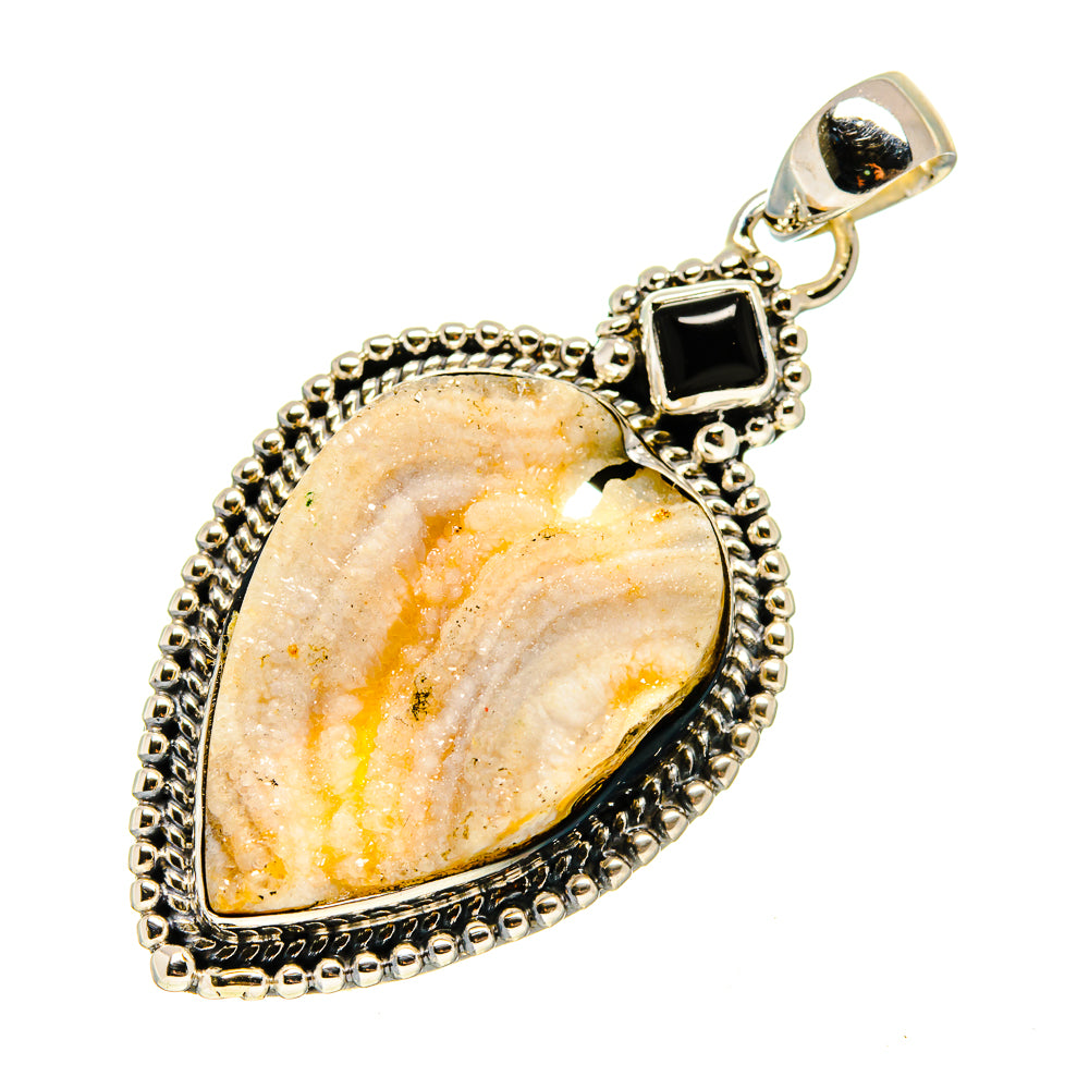 Desert Druzy Pendants handcrafted by Anasilvercos - PD746869