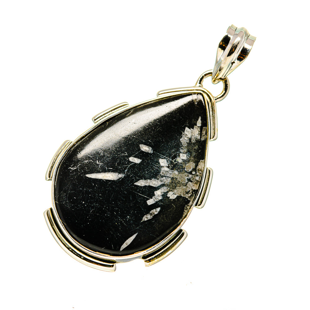 Chrysanthemum Stone Pendants handcrafted by Anasilvercos - PD746919