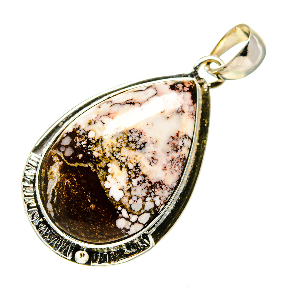 Peanut Wood Jasper Pendants handcrafted by Anasilvercos - PD746956
