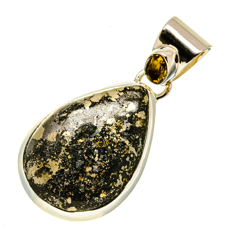 Pyrite In Agate Pendants handcrafted by Anasilvercos - PD747051