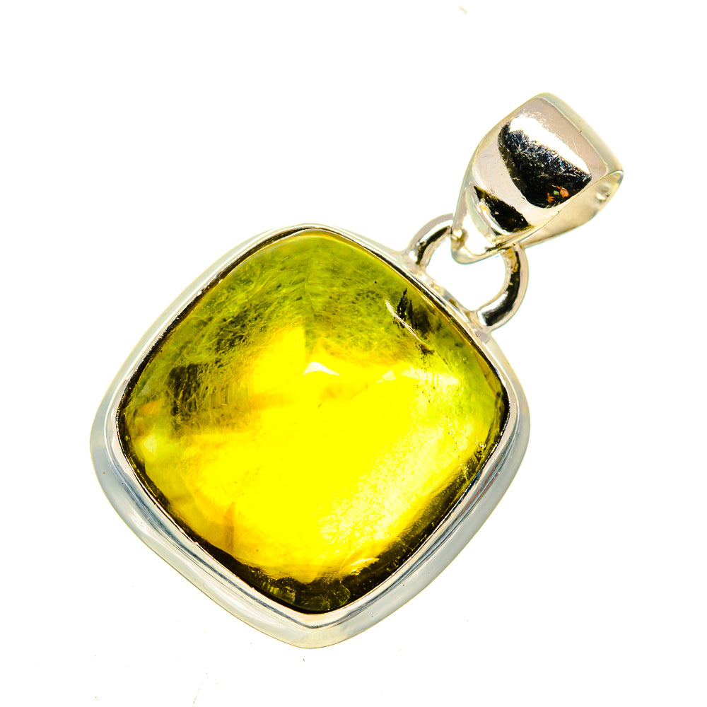 Olive Quartz Pendants handcrafted by Anasilvercos - PD747145