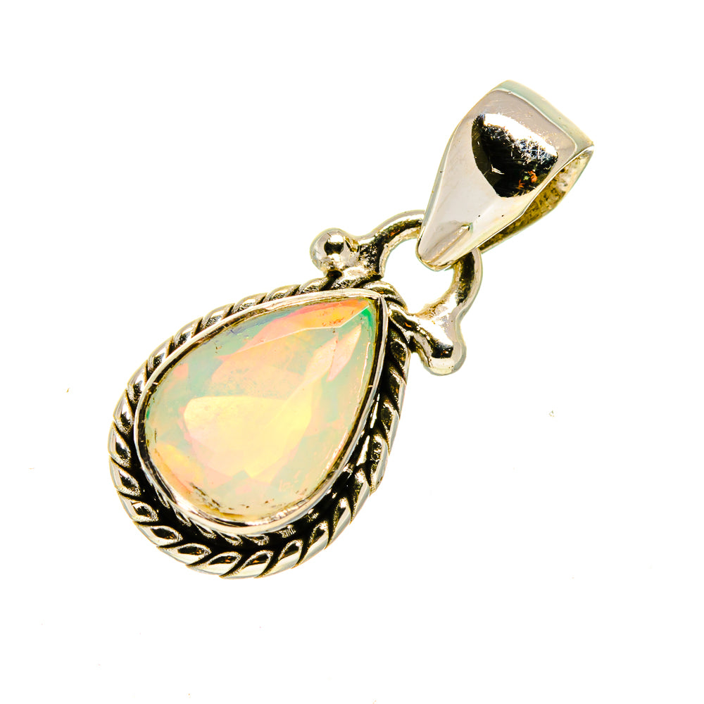 Ethiopian Opal Pendants handcrafted by Anasilvercos - PD747149