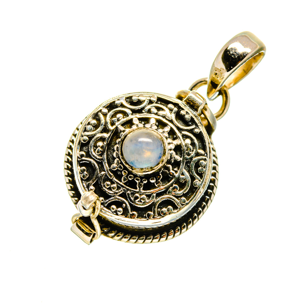 Rainbow Moonstone Pendants handcrafted by Anasilvercos - PD747153