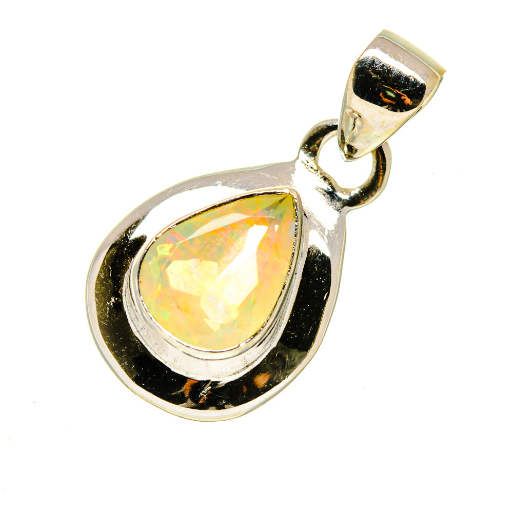Ethiopian Opal Pendants handcrafted by Anasilvercos - PD747157