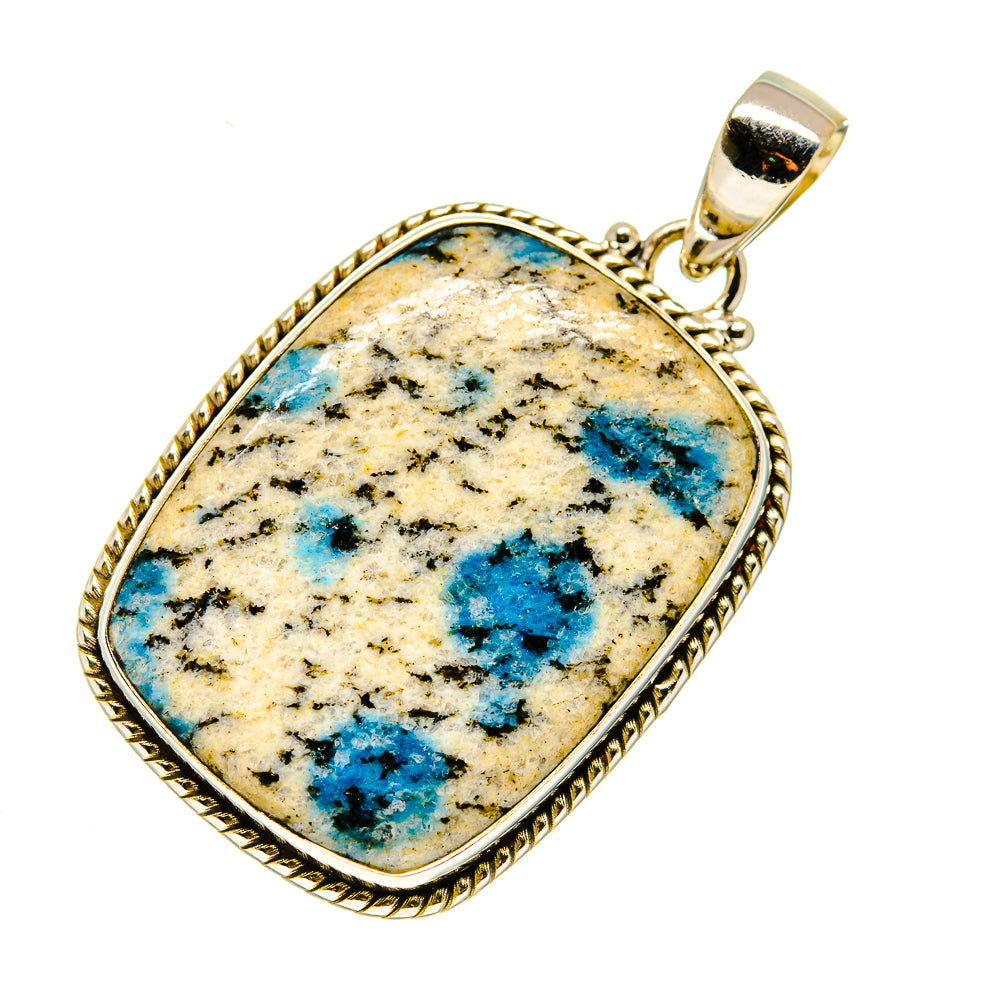 K2 Blue Azurite Pendants handcrafted by Anasilvercos - PD747213