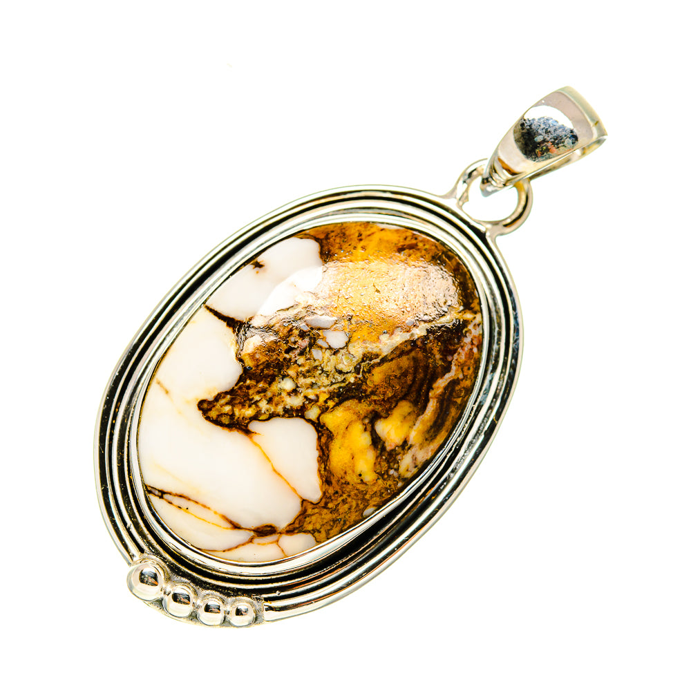 Peanut Wood Jasper Pendants handcrafted by Anasilvercos - PD747261