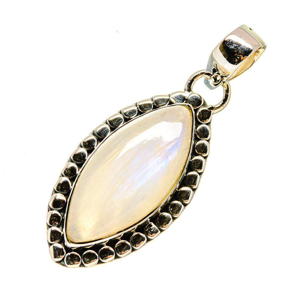 Rainbow Moonstone Pendants handcrafted by Anasilvercos - PD747265
