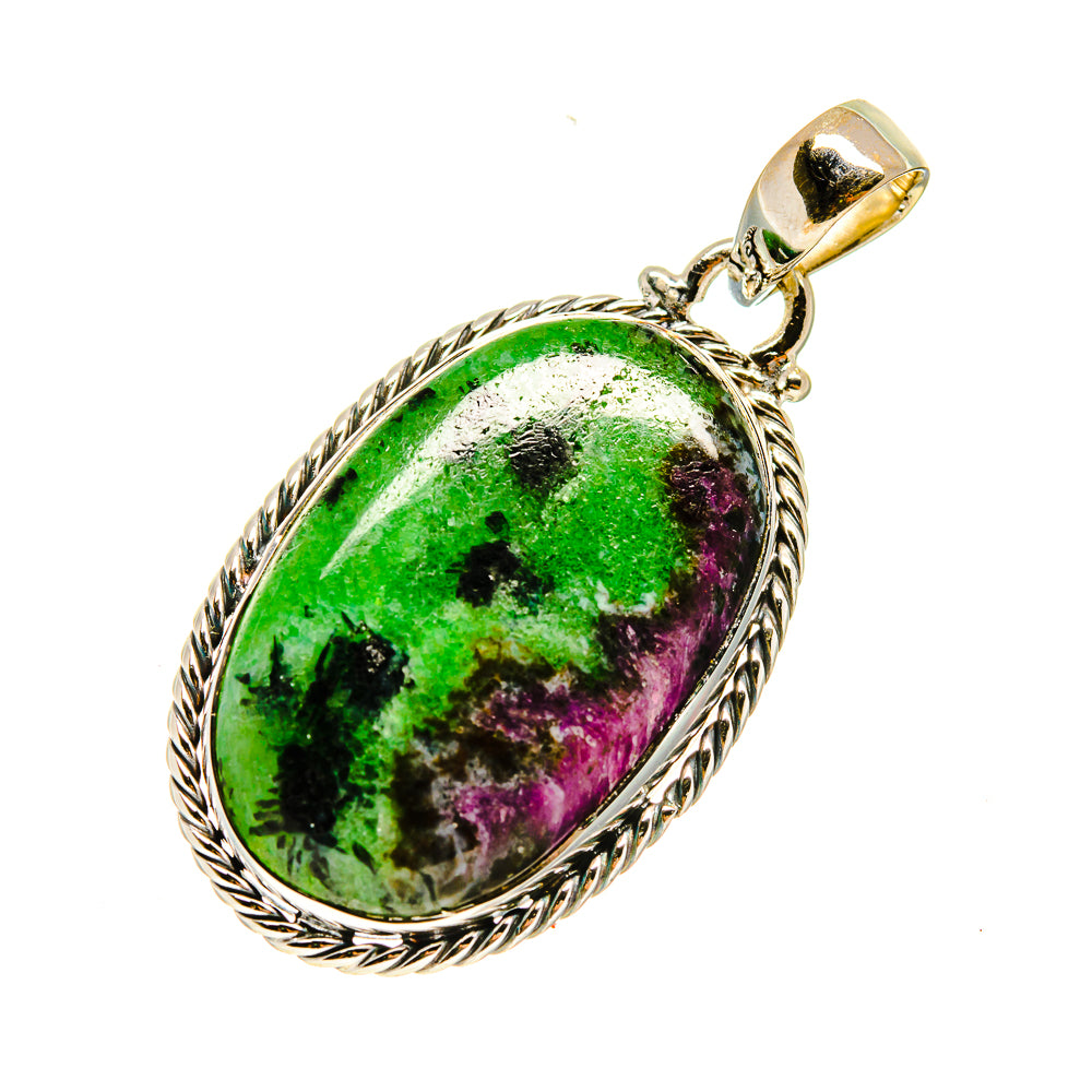 Ruby Zoisite Pendants handcrafted by Anasilvercos - PD747271