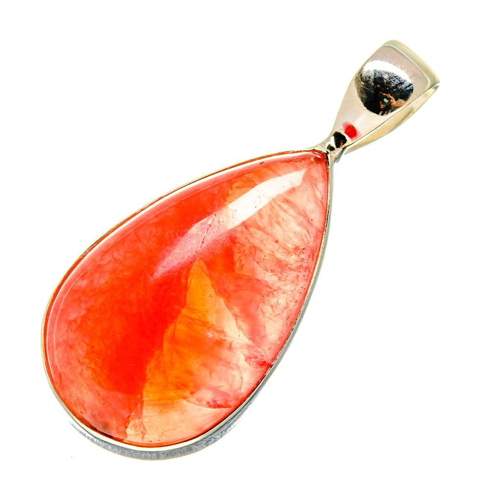 Pink Agate Pendants handcrafted by Anasilvercos - PD747343