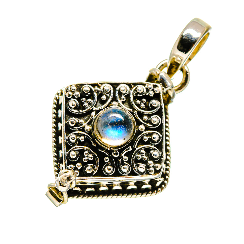 Rainbow Moonstone Pendants handcrafted by Anasilvercos - PD747402