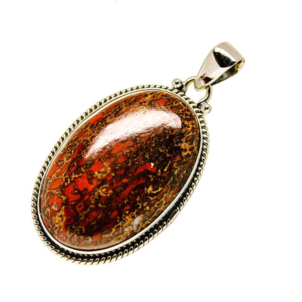 Moroccan Agate Pendants handcrafted by Anasilvercos - PD747447