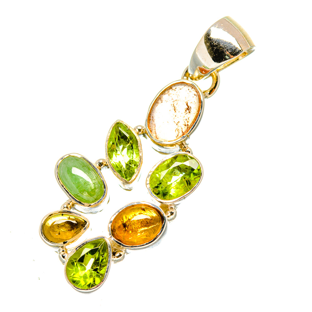 Peridot Pendants handcrafted by Anasilvercos - PD7475