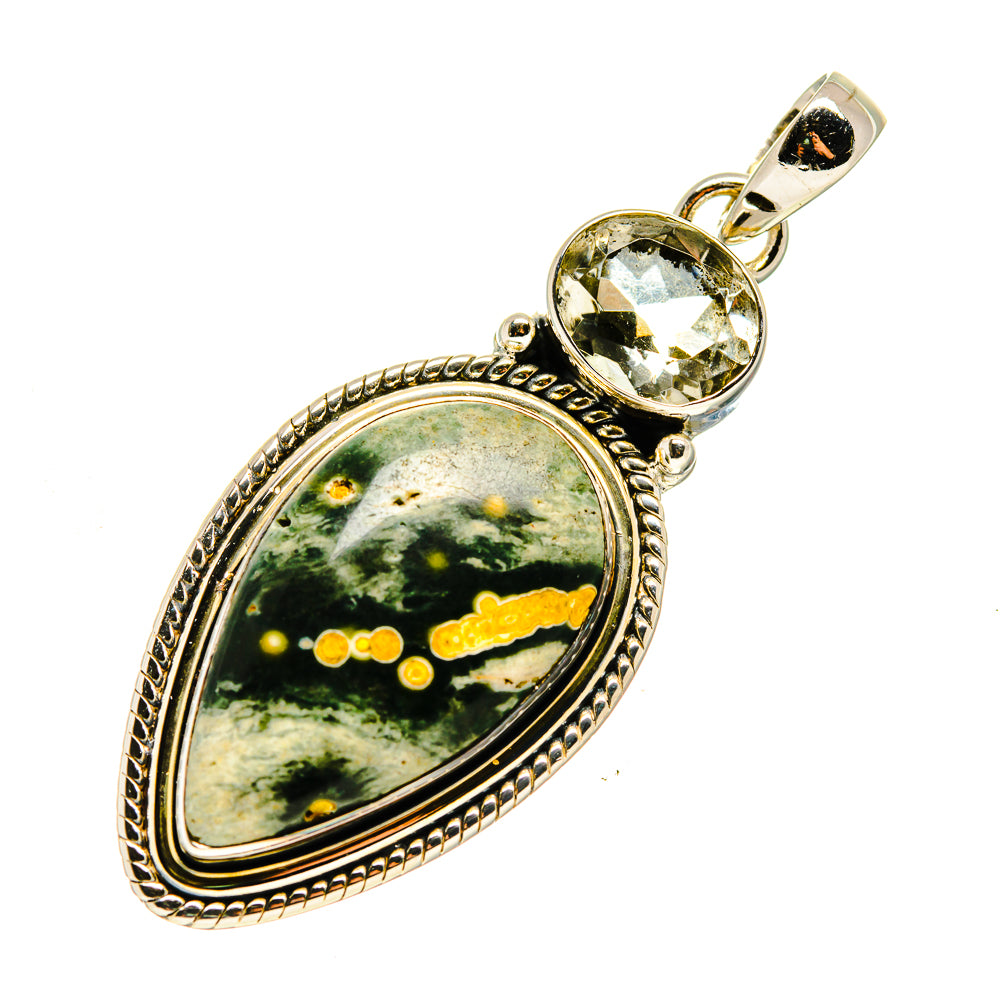 Ocean Jasper Pendants handcrafted by Anasilvercos - PD747537
