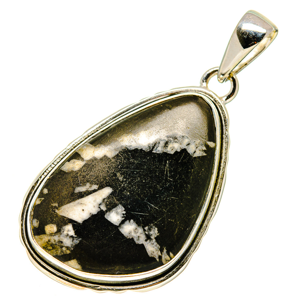 Chrysanthemum Stone Pendants handcrafted by Anasilvercos - PD747560