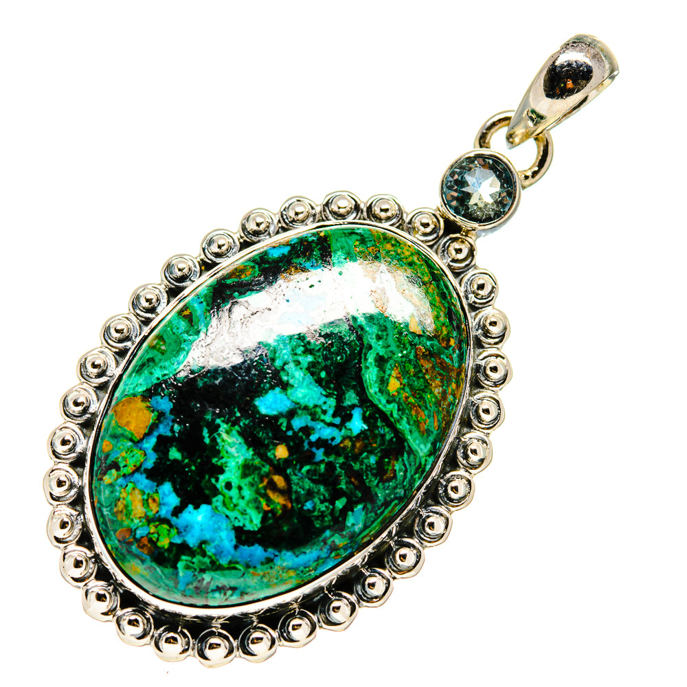 Chrysocolla Pendants handcrafted by Anasilvercos - PD747615